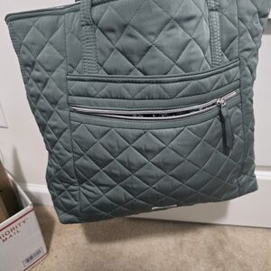 Quilted Green Vera Bradley Tote Bag